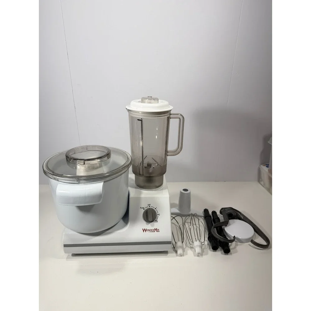 WonderMix Revolution Kitchen Stand Mixer Blender Combo White WM-Revolution